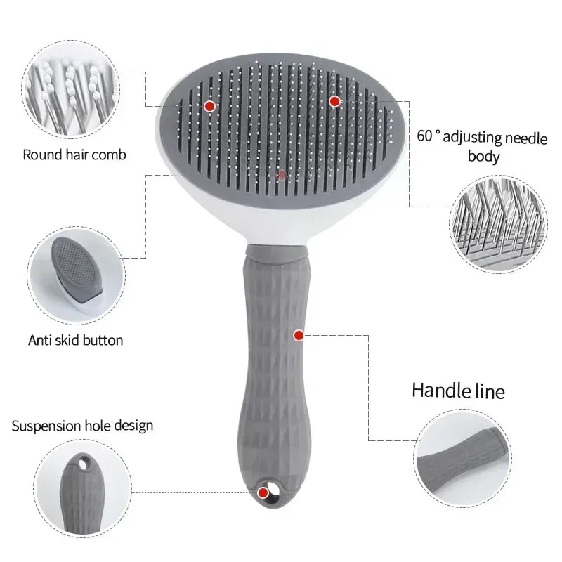 FurEase: Non-slip Pet Grooming Brush