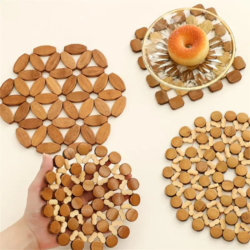 BambooHarmony: Heat Insulation Table Mat