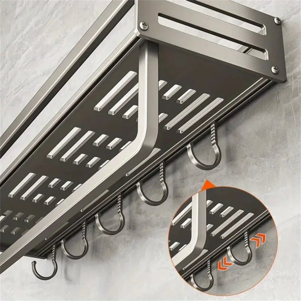 SpiceSaver: Wall-Mounted Aluminum Rack