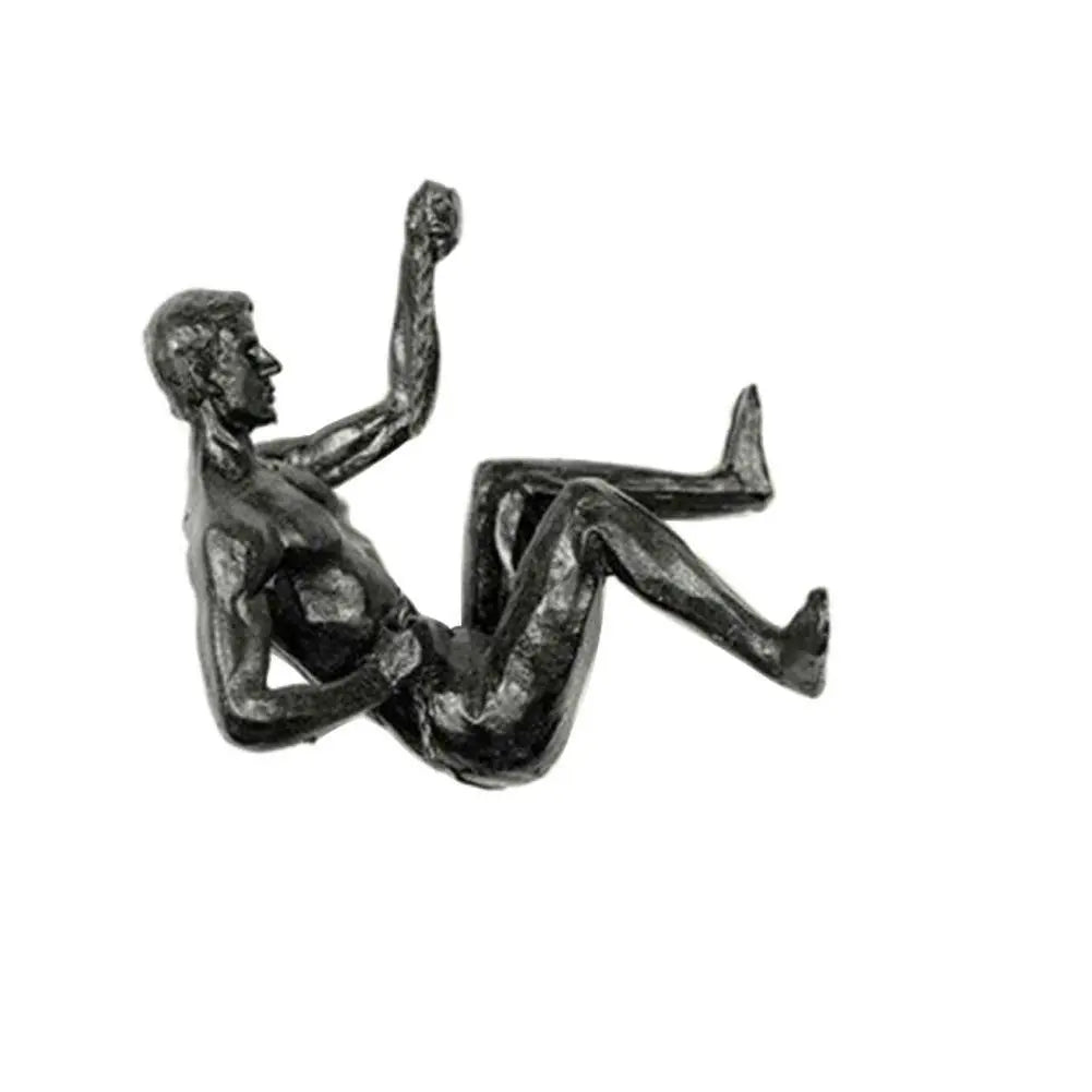 ClimbMaster: Resin Athlete Wall Sculpture