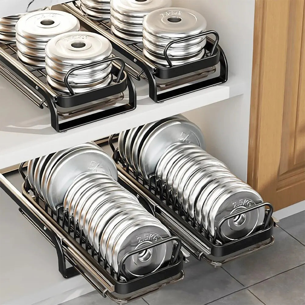 FlexiRack: Multi-Layer Kitchen Storage Solution