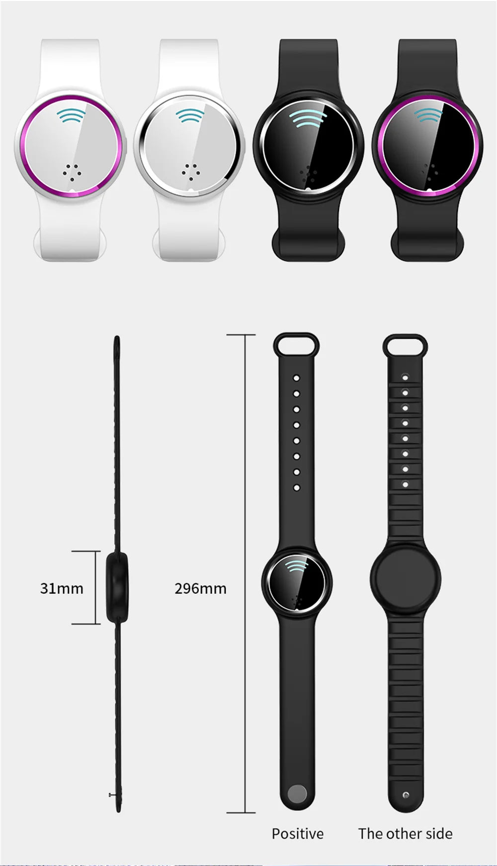 BuzzGuard Pro: Ultrasound Mosquito Repellent Bracelet