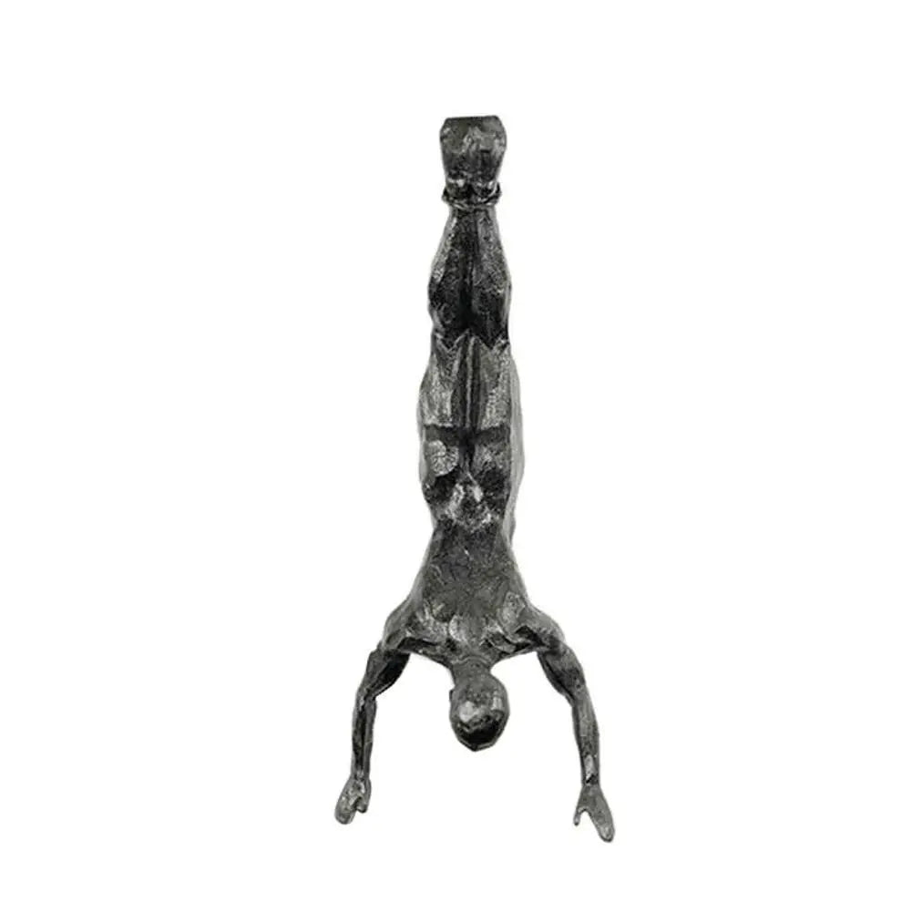 ClimbMaster: Resin Athlete Wall Sculpture