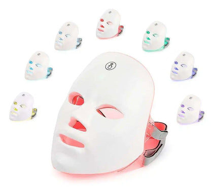 LumiGlow Pro: 7-Color LED Facial Mask