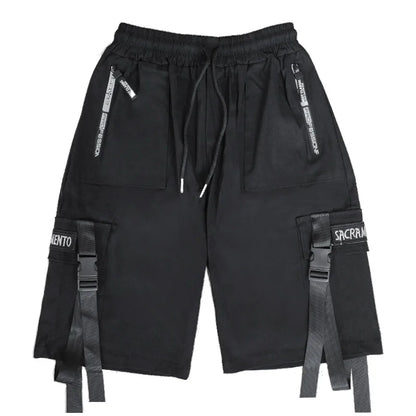 Summer Hip Hop Cargo Shorts: Japanese Korean y2k Punk Style