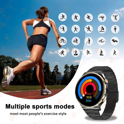 LuxePulse: GPS Fitness & Voice Call Smartwatch